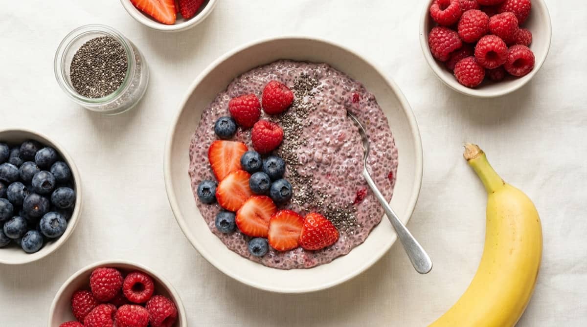 Berry Chia Pudding