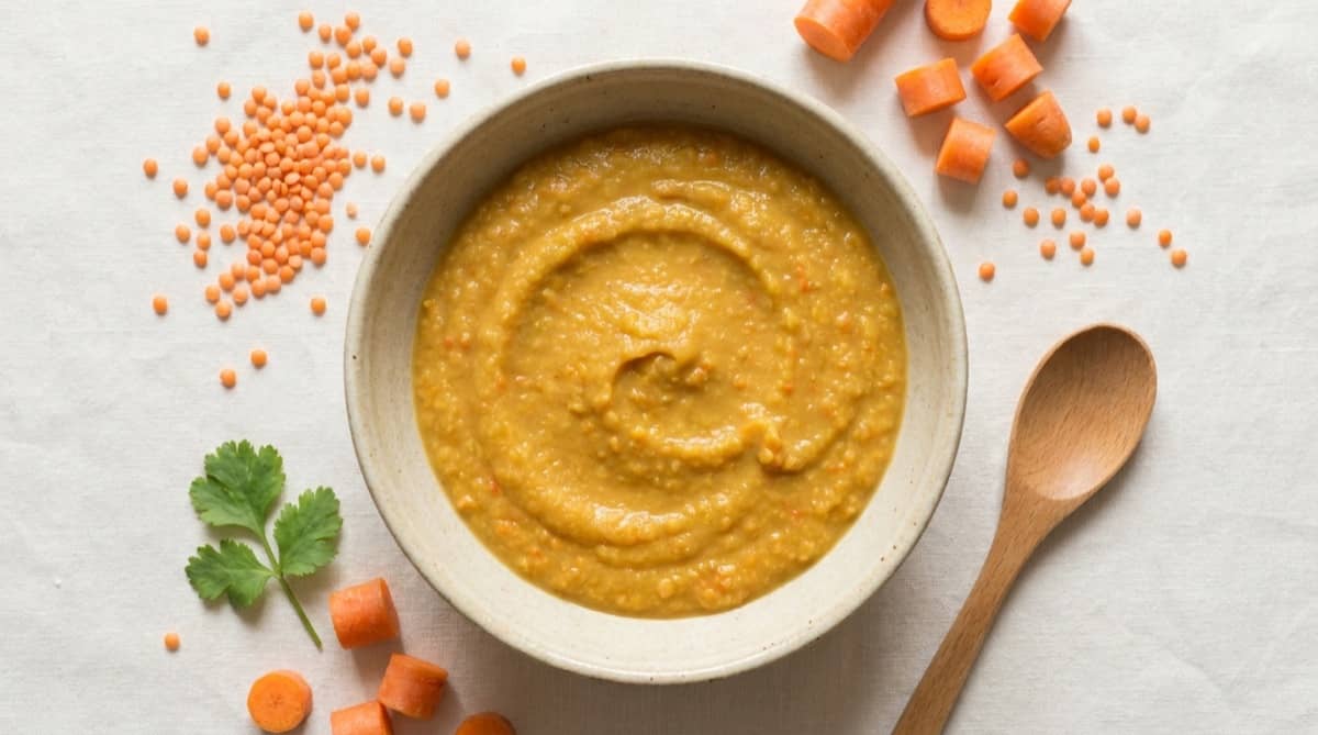 Lentil & Carrot Baby Dal