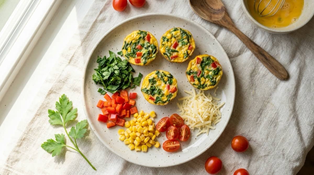 Mini Veggie Frittata Bites