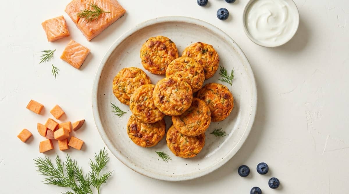 Salmon & Sweet Potato Cakes