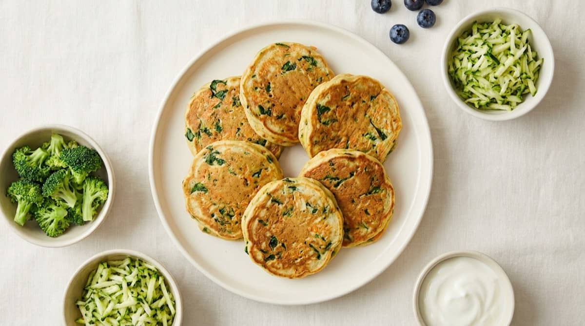 Soft Veggie Pancakes