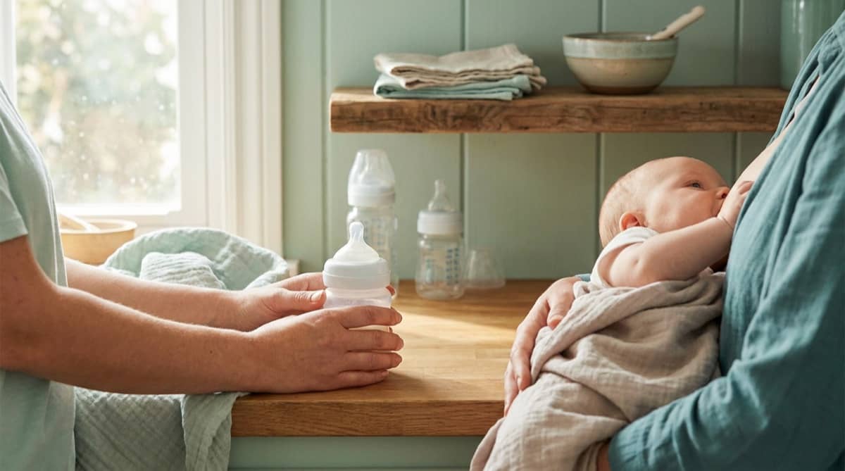 Combination Feeding: Breast + Bottle Combination Feeding: Breast + Bottle